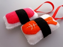 Ebi Sushi & Spam Musabi Ornament Set  Ebi Sushi & Spam Musabi Ornament Set