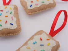Toaster Pastry Ornaments 