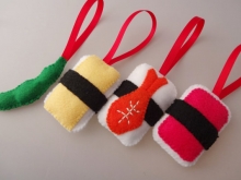 Sushi Ornament Set Sushi Ornament Set