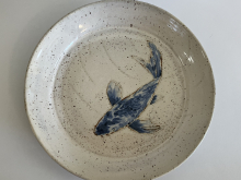Cobalt Koi Platter 2
