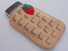 Strawberry Waffle Phone Case 