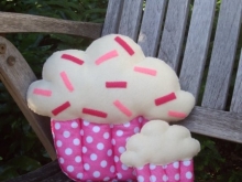 Pink Cupcake Pillows