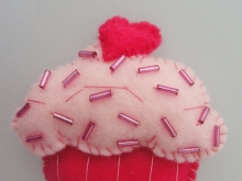 Sweetheart Cupcake Magnet